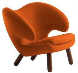 Кресло Pelican оранжевая ткань