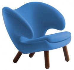 Кресло Pelican синяя ткань