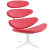 Кресло Corona красная экокожа фото в интернет-магазине Fabiero