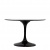 Стол обеденный Tulip черный стекловолокно 100 см фото в интернет-магазине Fabiero
