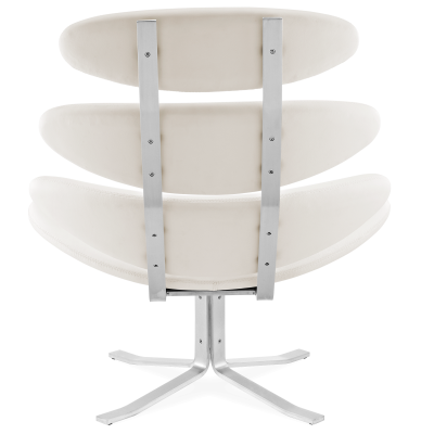 Кресло Corona белая экокожа фото в интернет-магазине Fabiero