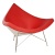 Кресло Coconut красная кожа фото в интернет-магазине Fabiero