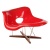 Кресло La Chaise красное фото в интернет-магазине Fabiero