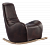Кресло-качалка Baltimore коричневая кожа