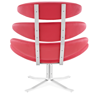 Кресло Corona красная кожа фото в интернет-магазине Fabiero