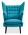 Кресло Papa Bear синяя ткань фото в интернет-магазине Fabiero