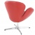 Кресло Swan красная экокожа фото в интернет-магазине Fabiero