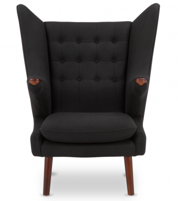 Кресло Papa Bear черная ткань фото в интернет-магазине Fabiero