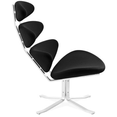 Кресло Corona черная ткань фото в интернет-магазине Fabiero