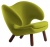 Кресло Pelican зеленая ткань фото в интернет-магазине Fabiero