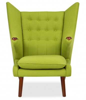 Кресло Papa Bear зеленая ткань фото в интернет-магазине Fabiero