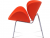 Кресло Slice красная ткань фото в интернет-магазине Fabiero