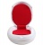 Кресло Garden egg красная ткань фото в интернет-магазине Fabiero