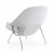 Кресло Womb белая ткань фото в интернет-магазине Fabiero