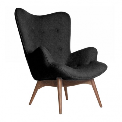 Кресло Contour черная ткань фото в интернет-магазине Fabiero