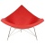 Кресло Coconut красная экокожа фото в интернет-магазине Fabiero