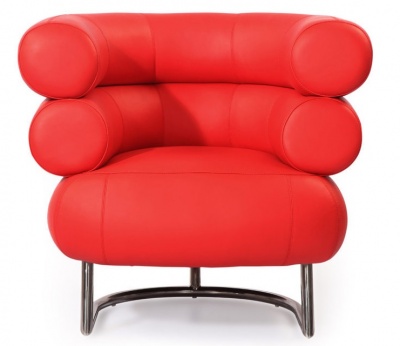 Кресло Bibendum красная экокожа фото в интернет-магазине Fabiero