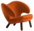 Кресло Pelican оранжевая ткань фото в интернет-магазине Fabiero