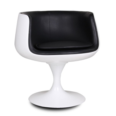 Кресло Cup черная кожа фото в интернет-магазине Fabiero