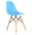 Стул Eames Style DSW голубой фото в интернет-магазине Fabiero