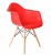 Стул Eames Style DAR красный фото в интернет-магазине Fabiero