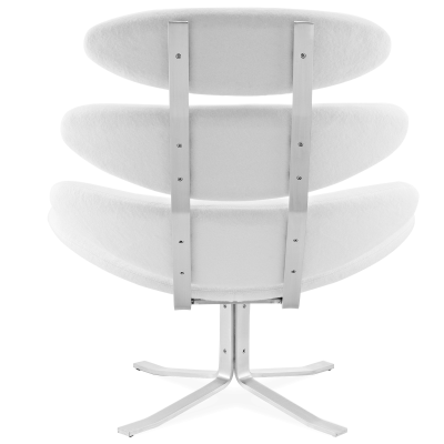Кресло Corona белая ткань фото в интернет-магазине Fabiero