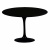 Стол обеденный Tulip черный стекловолокно 120 см фото в интернет-магазине Fabiero