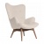 Кресло Contour белая ткань фото в интернет-магазине Fabiero