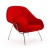 Кресло Womb красная ткань фото в интернет-магазине Fabiero