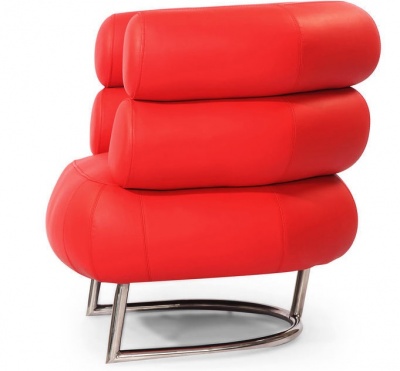 Кресло Bibendum красная экокожа фото в интернет-магазине Fabiero