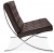Кресло Barcelona коричневая экокожа фото в интернет-магазине Fabiero
