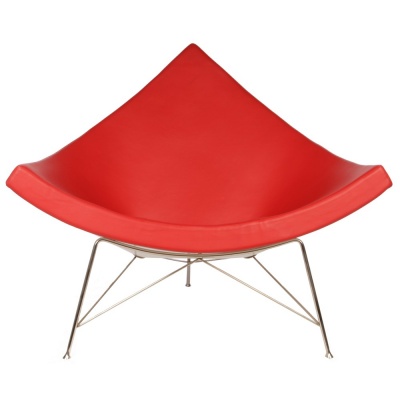 Кресло Coconut красная кожа фото в интернет-магазине Fabiero